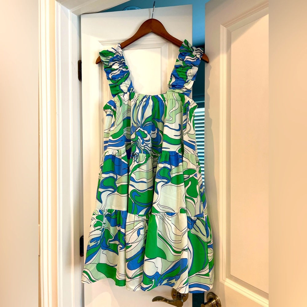 Spring 2023 Retro Print Boutique Dress